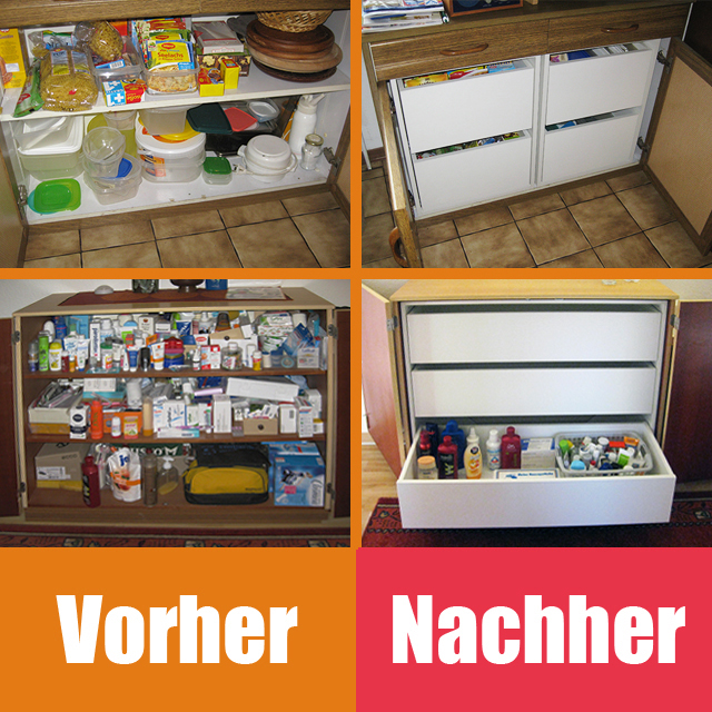 LIGHT-Schublade 65 - 105 cm breit